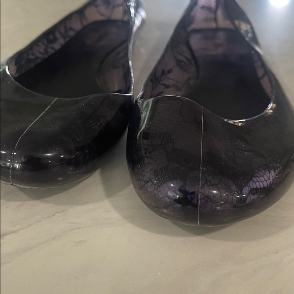 Charles Albert purple plum ballerina jelly flats size 8 - Picture 3 of 15